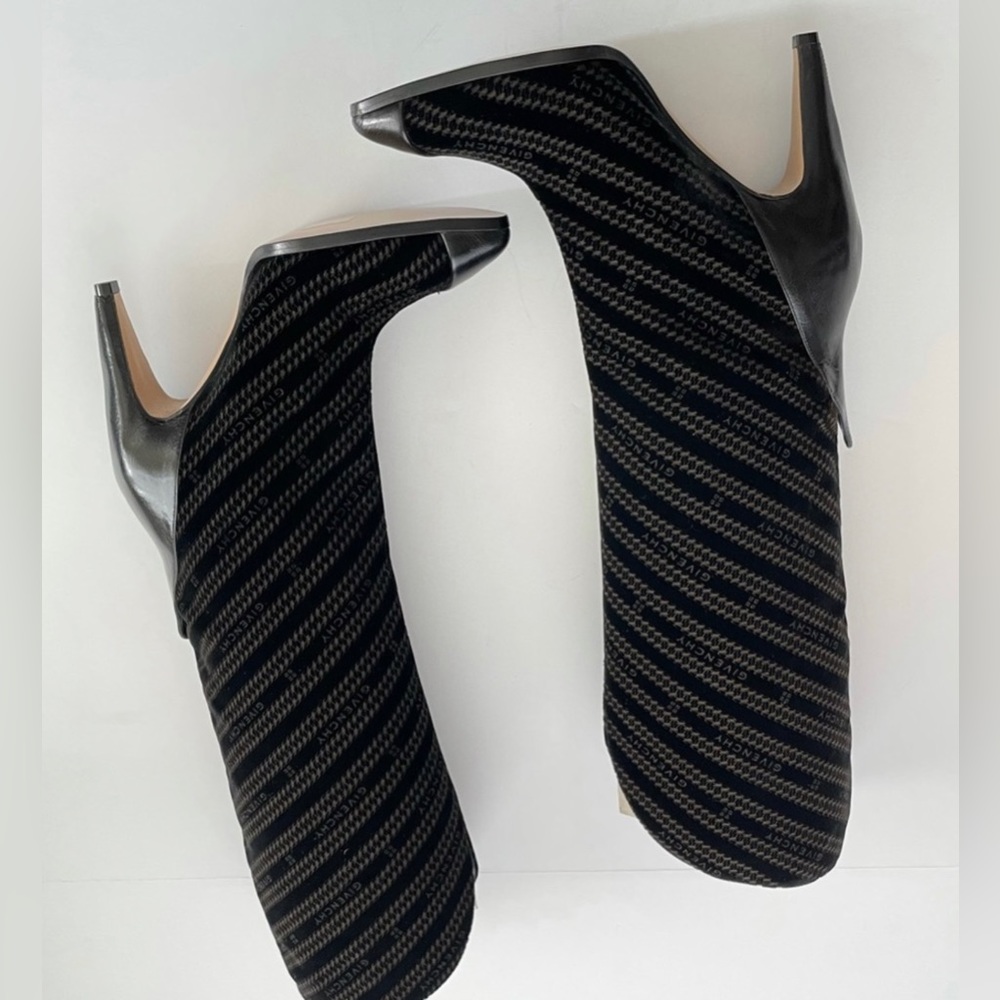 GIVENCHY KNEE LENGTH Boots Velvet Logo
